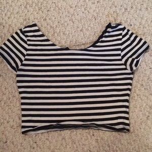 Stripped crop top